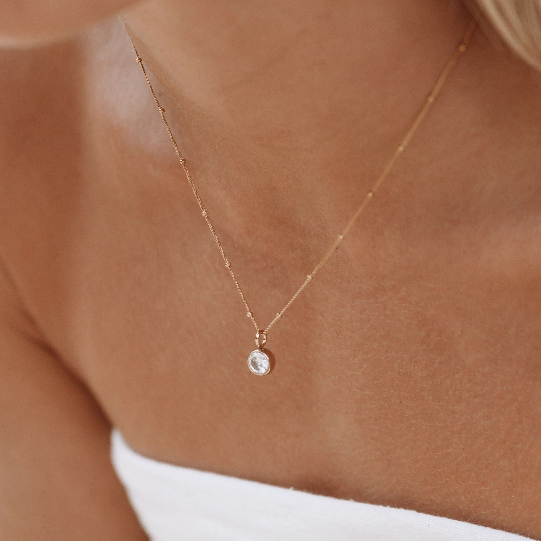 Amelia Birthstone Necklace