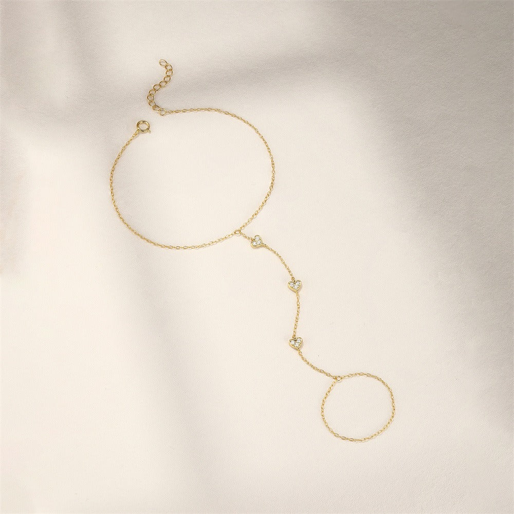 Amélie Crystal Heart Bracelet