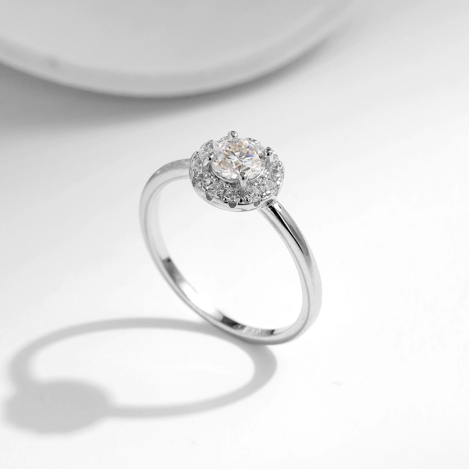 Ariana Crystal Silver Ring