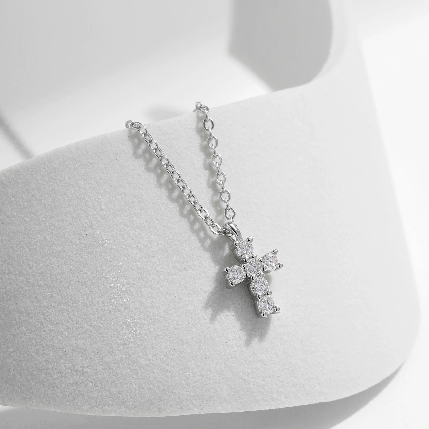 Chloé Crystal Cross Pendant