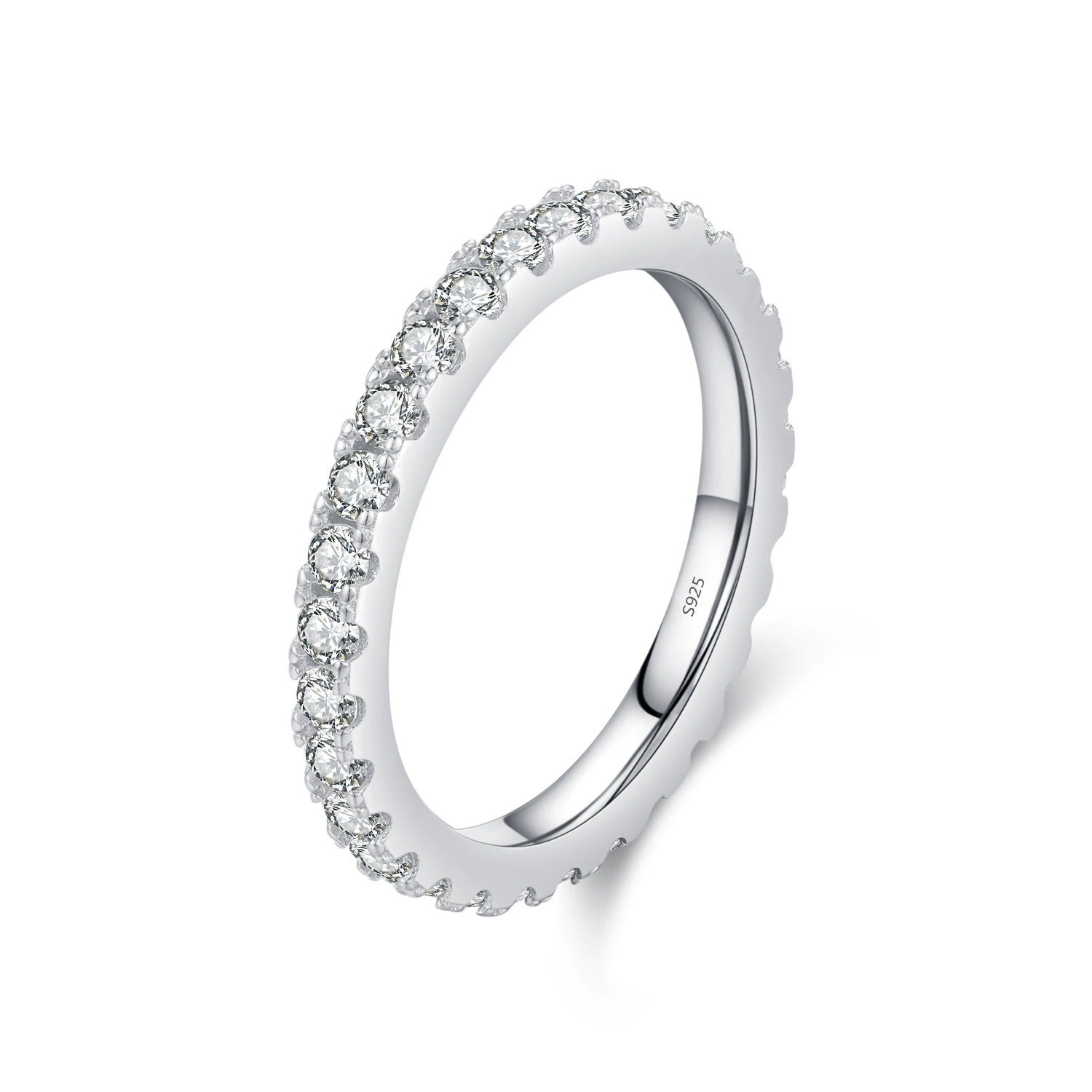 Lydia Eternity Silver Band