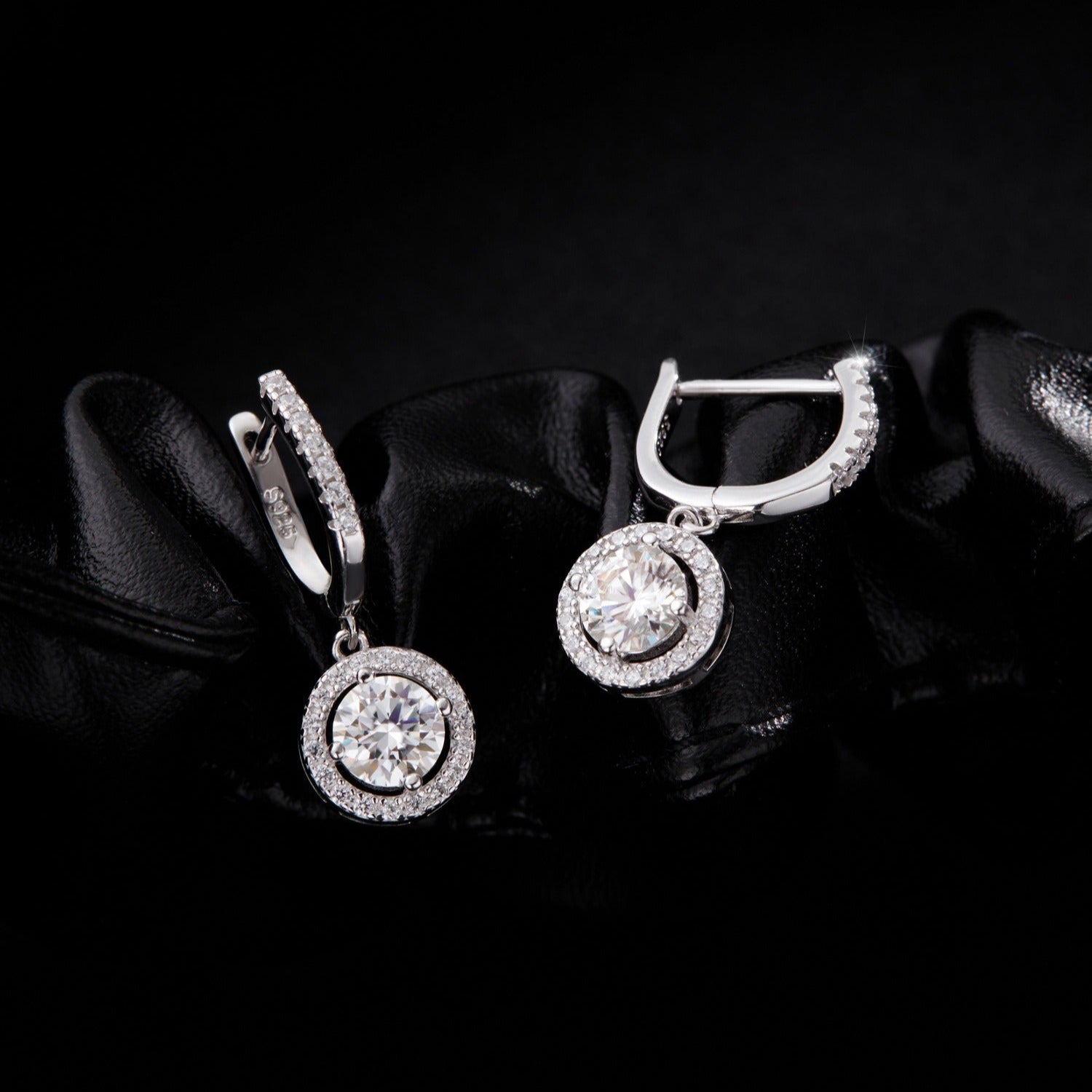 Sophie Pavé Circle Earrings