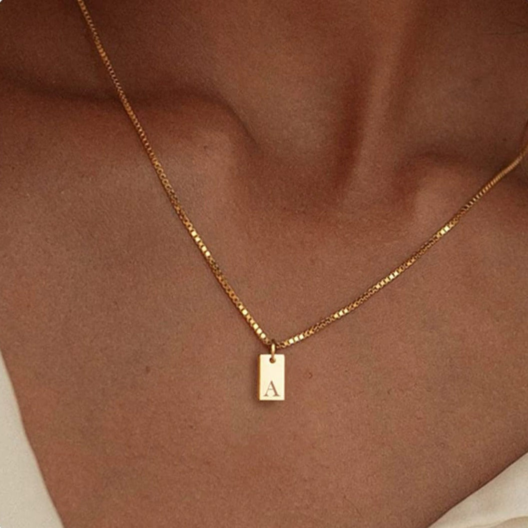 Chloé Initial Charm Necklace