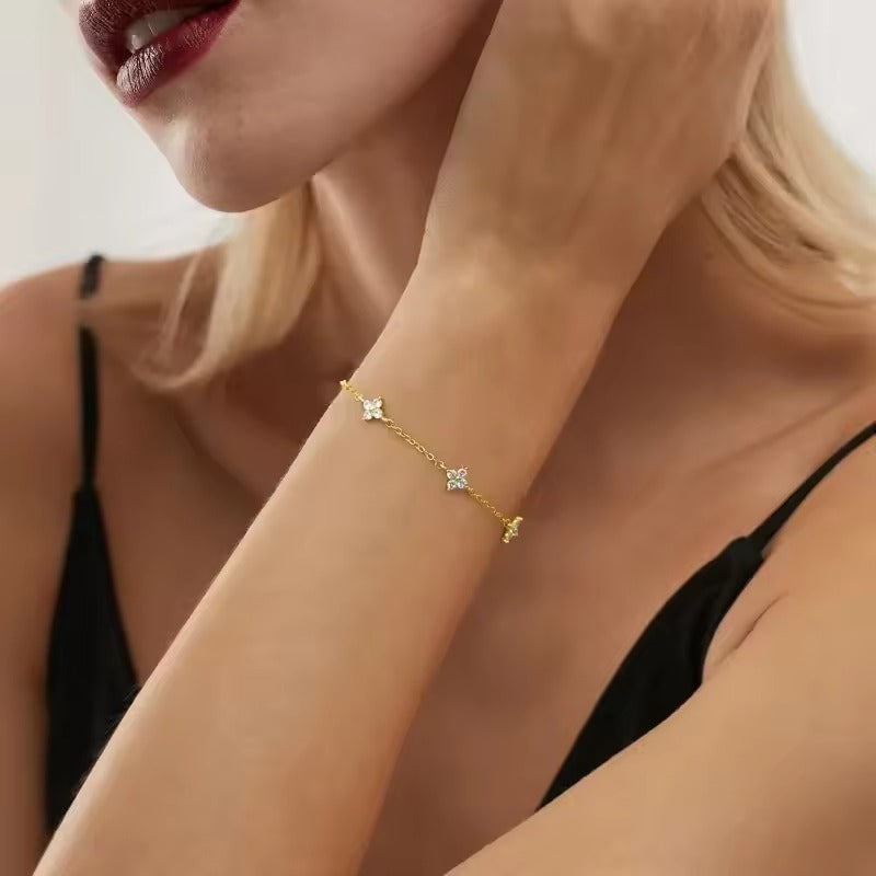 Mia Dainty Crystal Bracelet