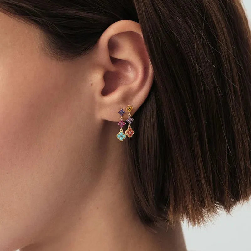 Aurélie Glimmer Cluster Earrings