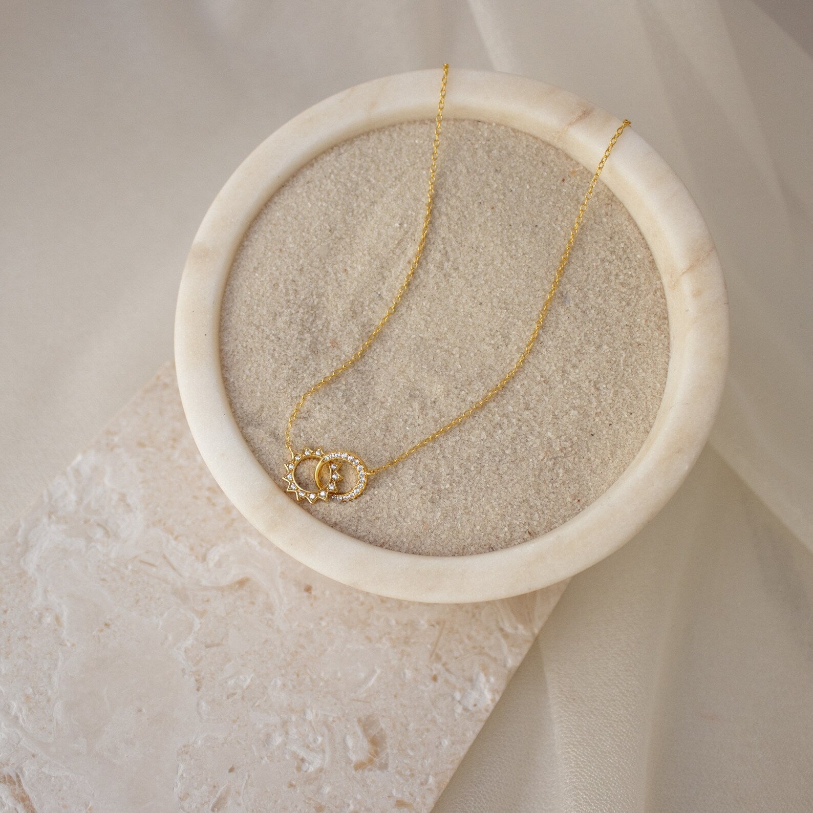 Stella Sun & Moon Necklace