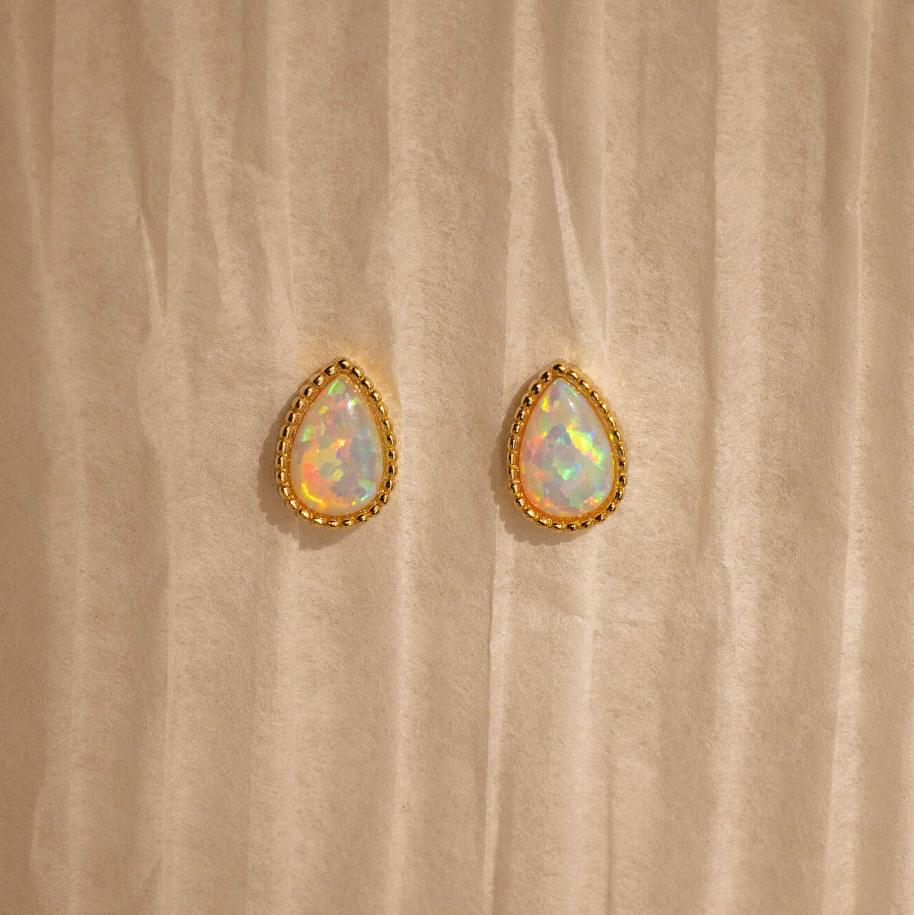 Teadora Opal Teardrop Earrings