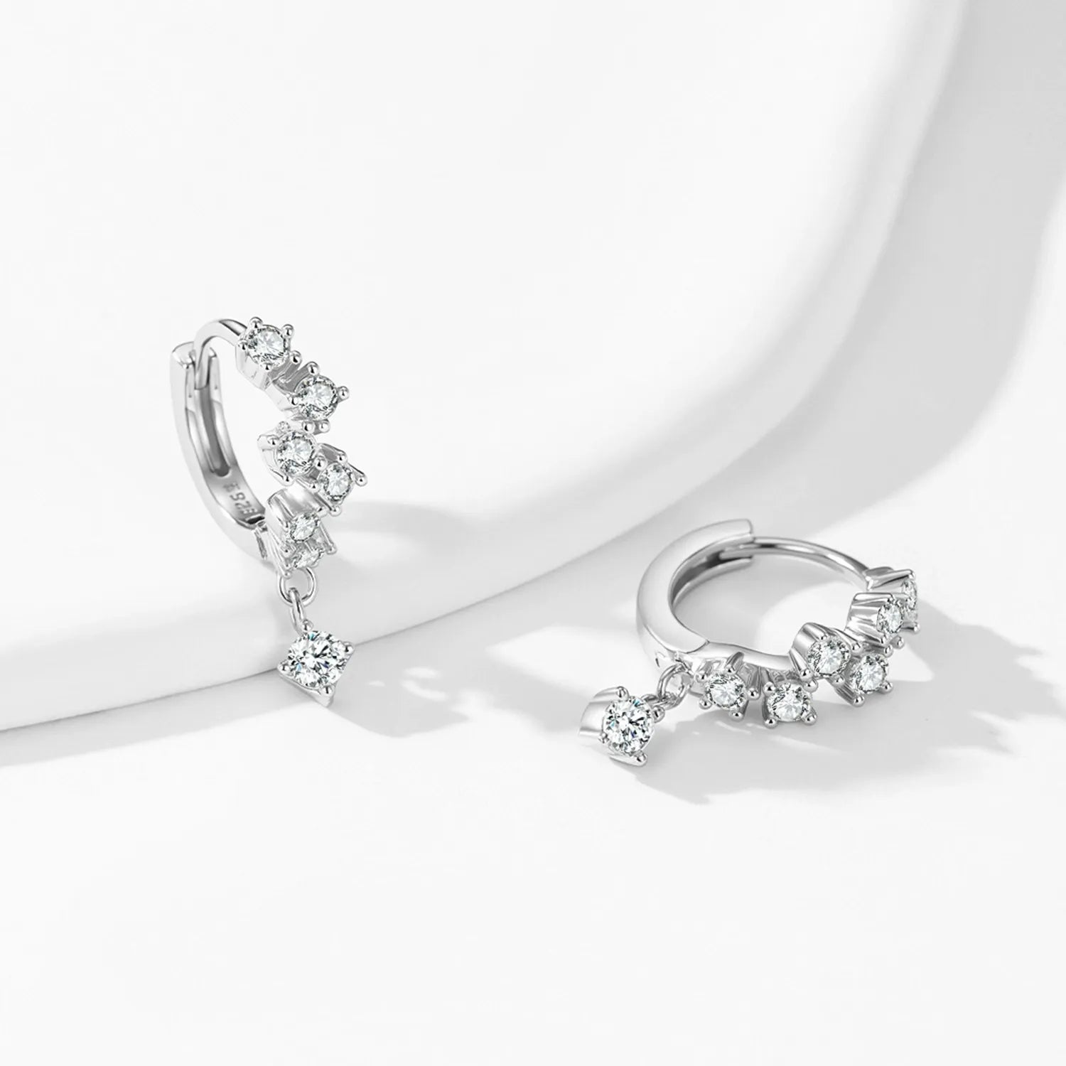 Lilou Crystal Drop Hoops