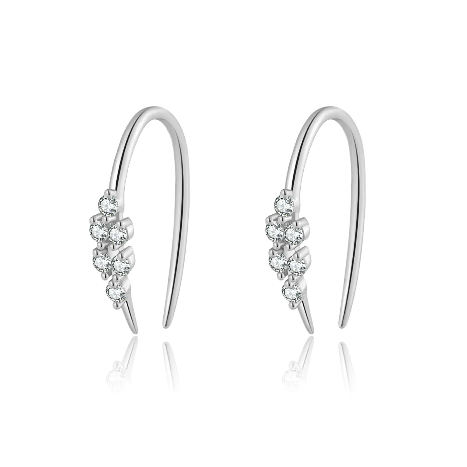 Camille Crystal Cluster Earrings