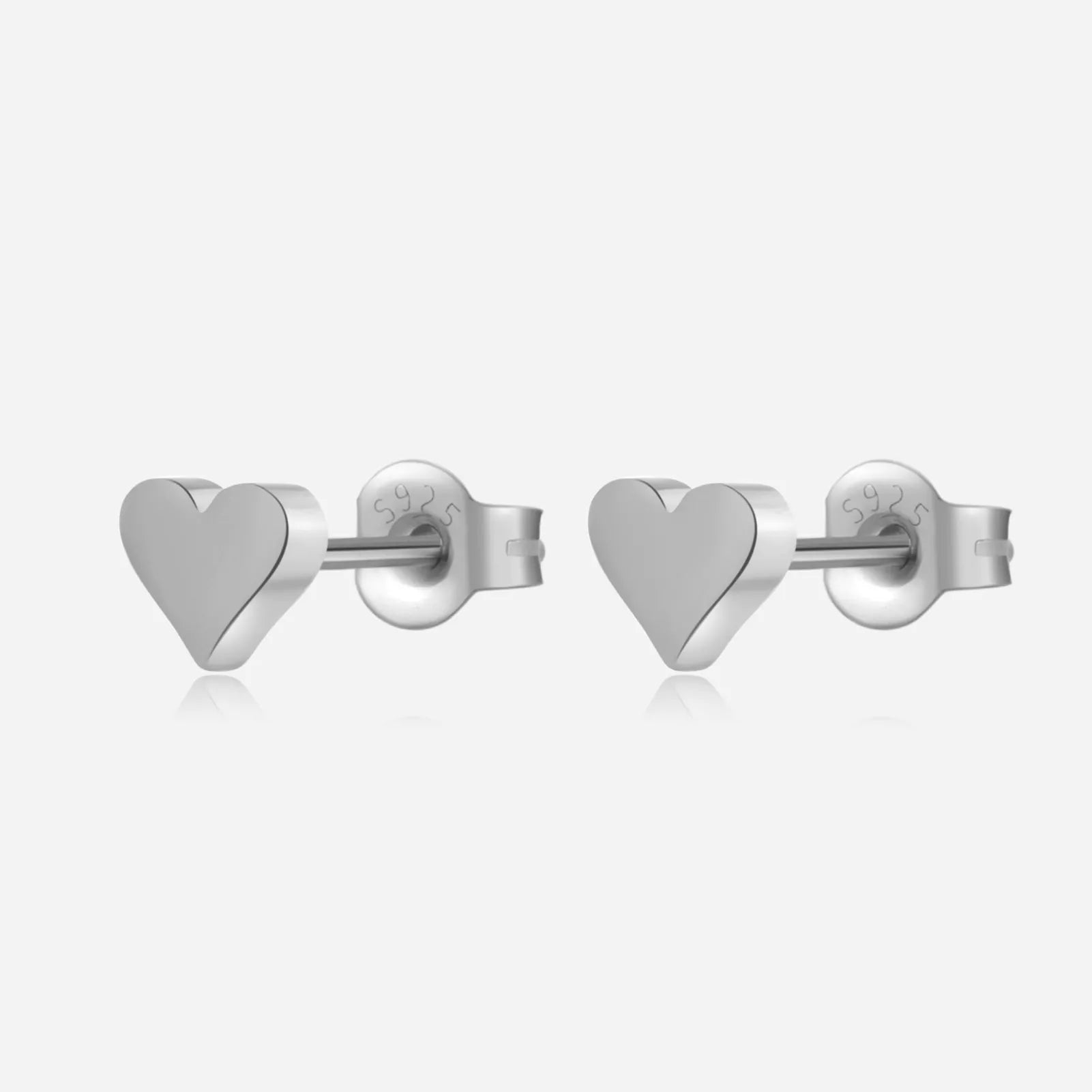 Giulia Heart Stud Earrings