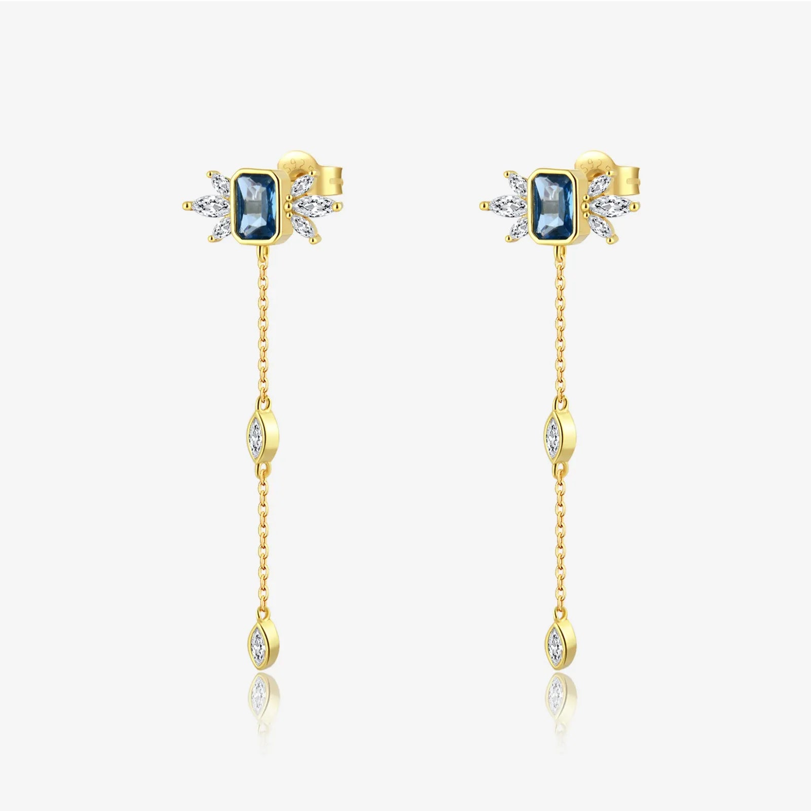 Isabella Noir Drop Earrings