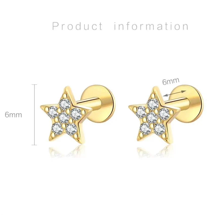 Camille Star Stud Earrings