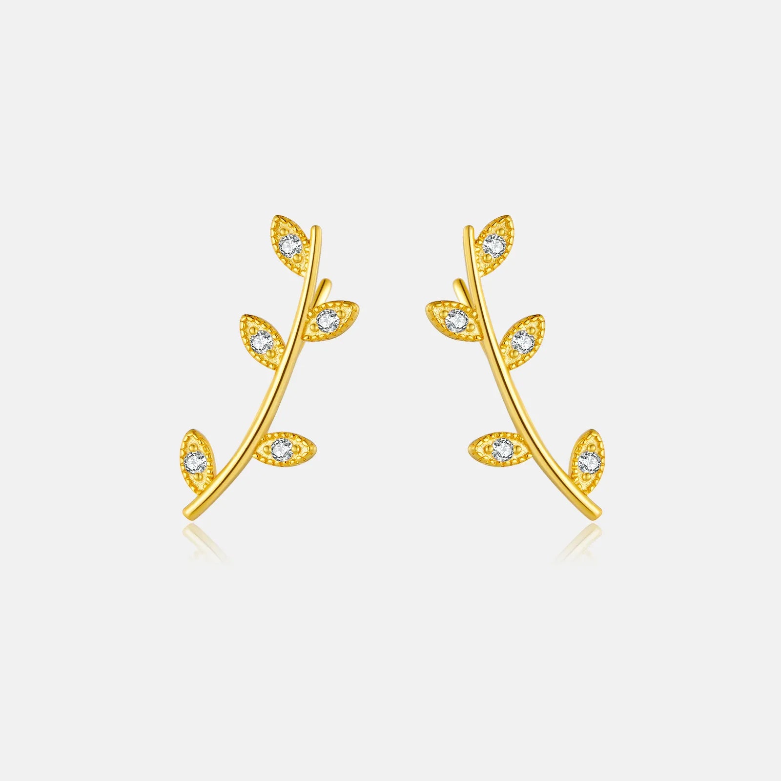 Giulia Vine Leaf Earrings