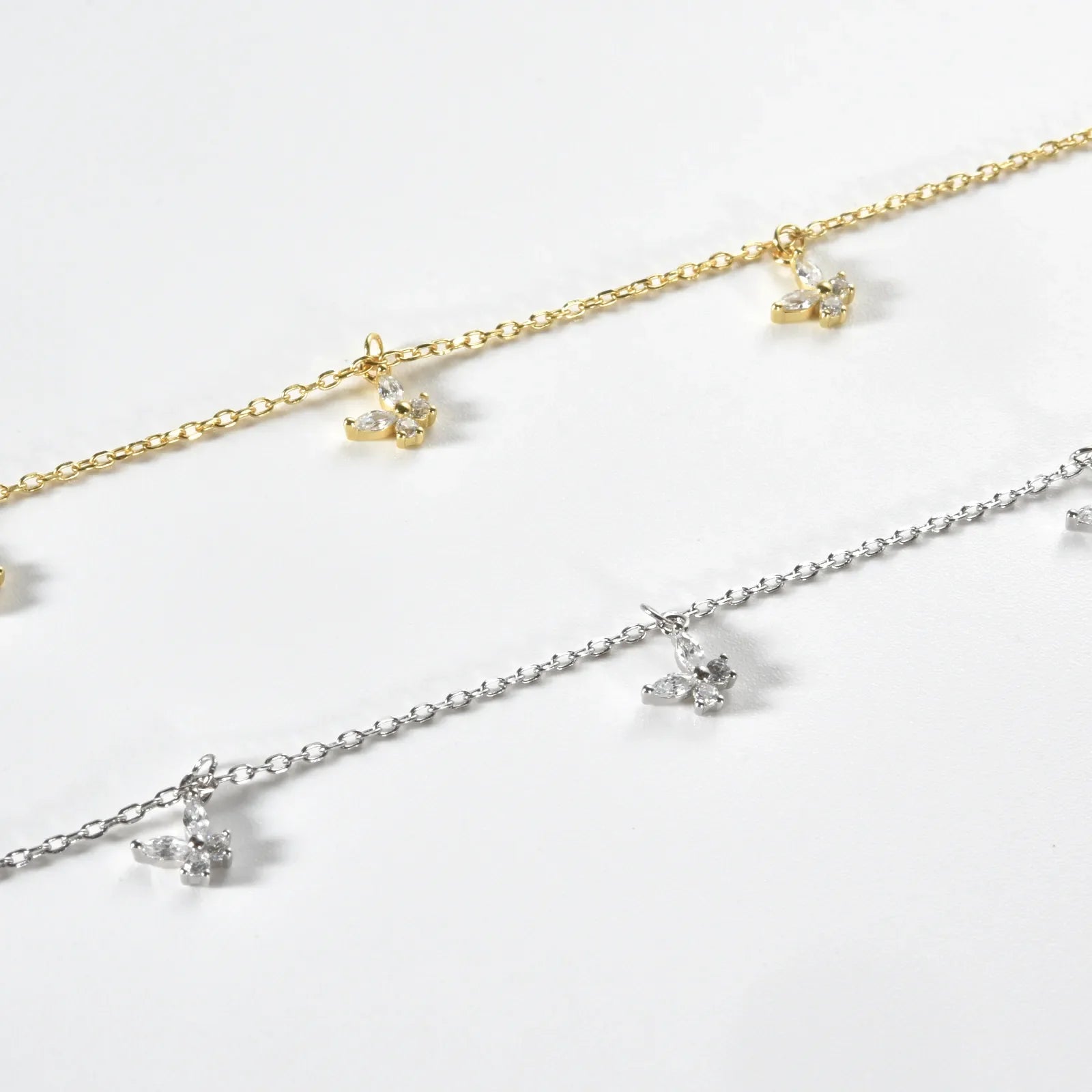 Amélie Crystal Buterfly Necklace