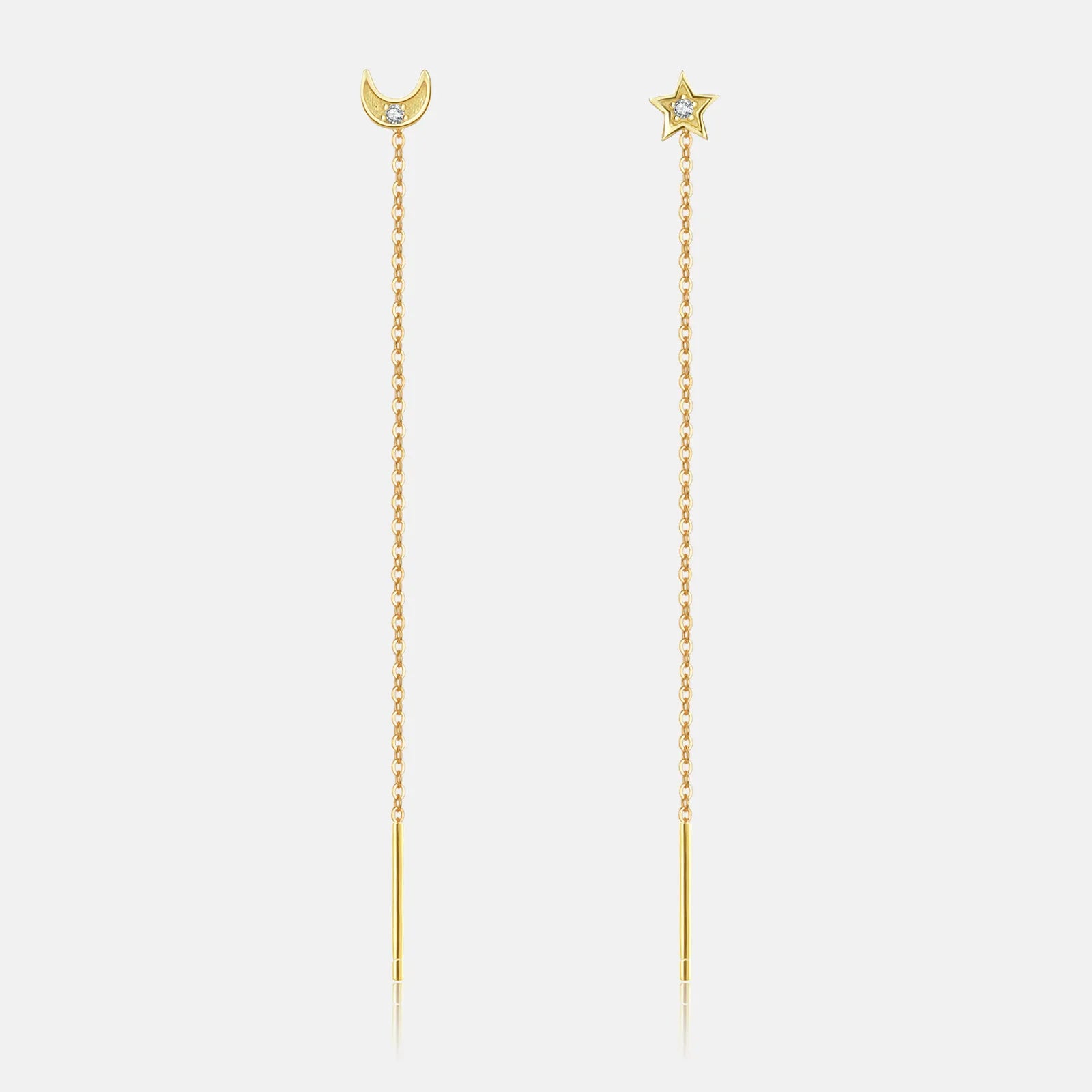 Celestia Drop Chain Earrings