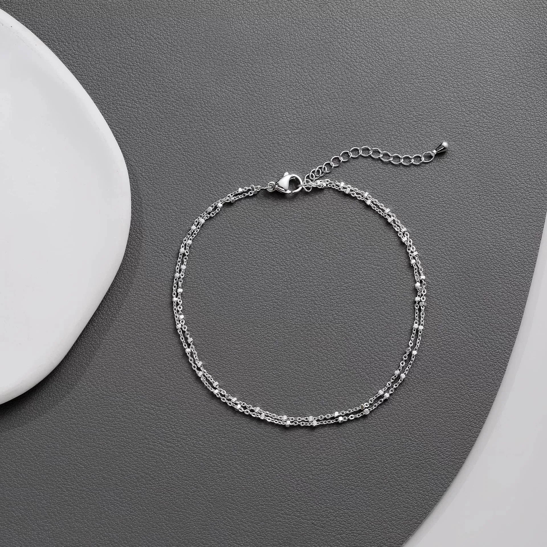 Wren Layered Chain Anklet