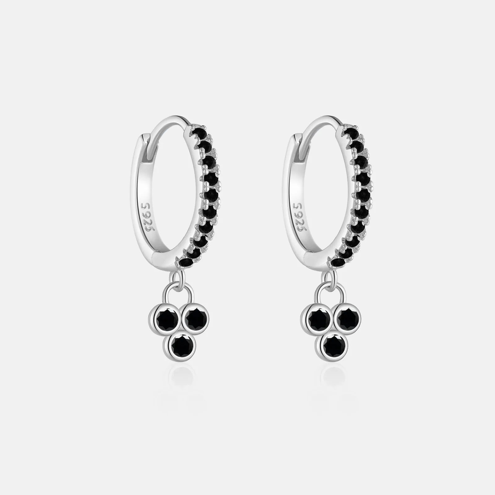 Juliette Triple Stone Earrings