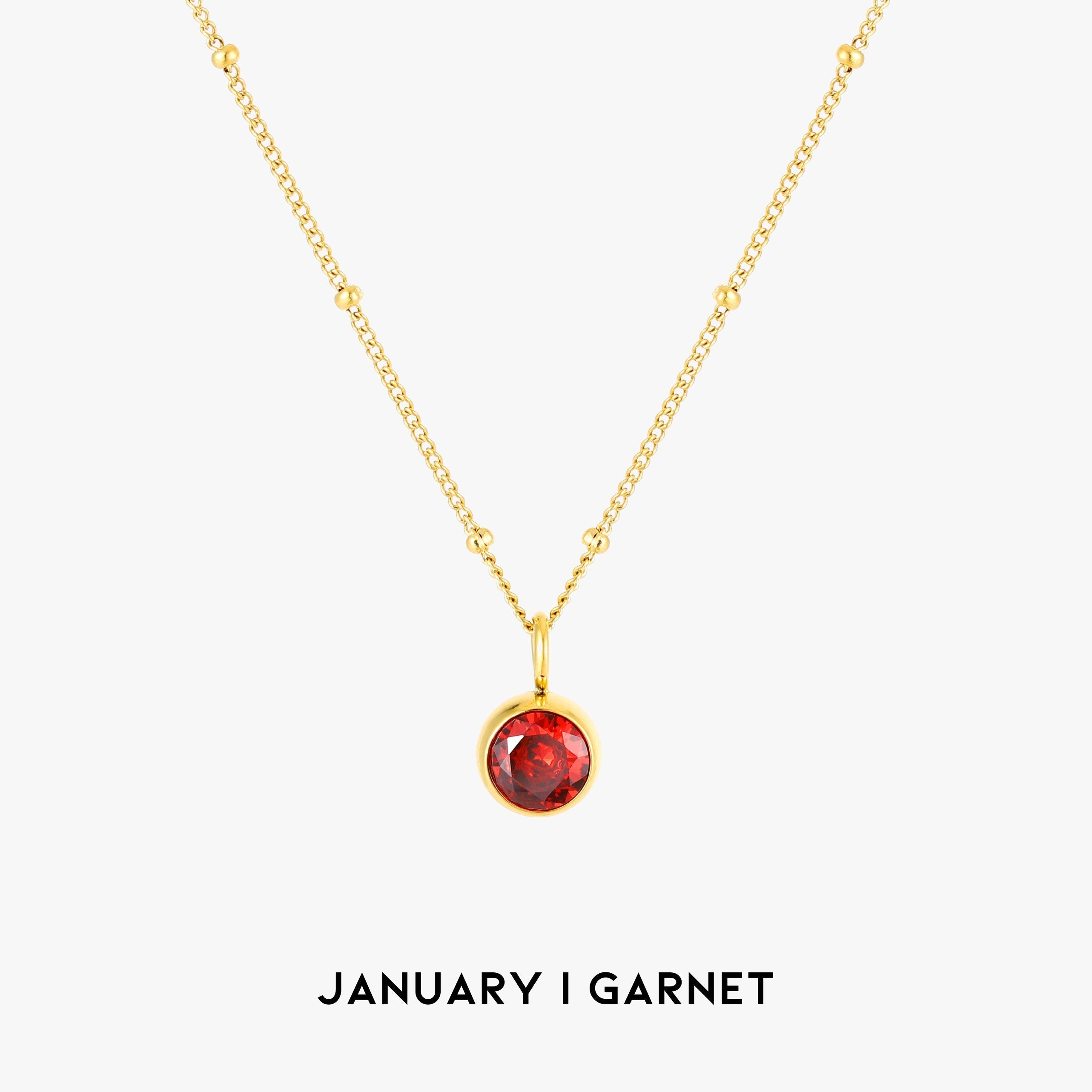 Amelia Birthstone Necklace